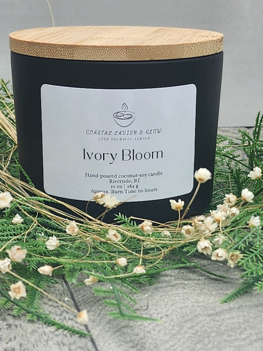 Ivory Bloom - 10 oz Candle