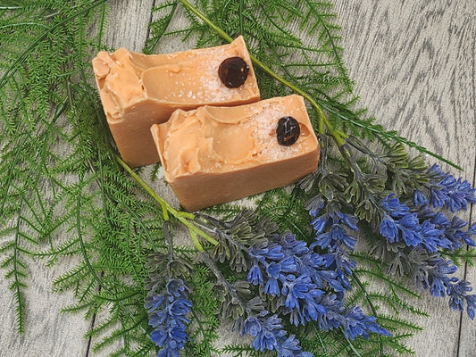 Rose Radiance Handcrafted Soap - lavender essential oil, geranium essential oil, and clary sage essential oil scent